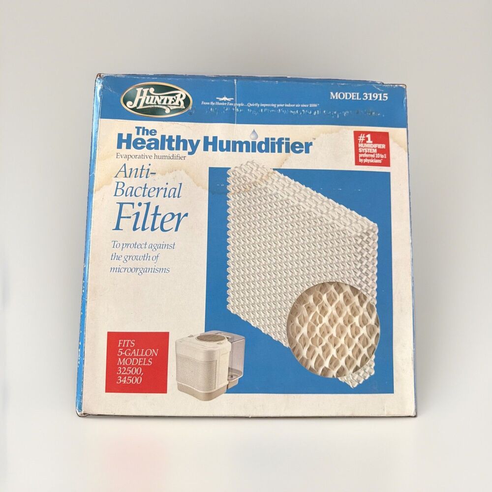 Hunter 31915 Healthy Humidifier Antibacterial Filter Fits 32500 34500 5 Gallon